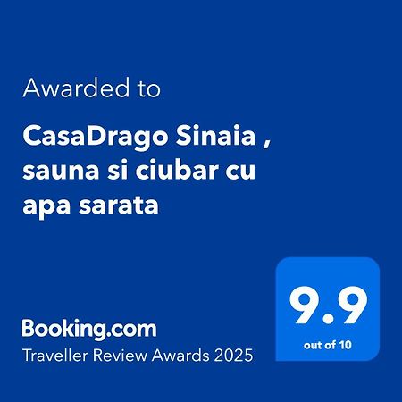 CasaDrago Sinaia , sauna si ciubar cu apa sarata Exterior foto